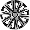 15-inch Silver/Black Wheel Covers Set W1018