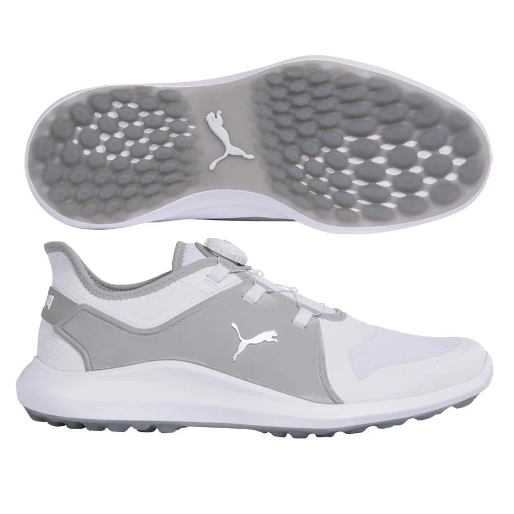 White / Silver High Rise Golf Shoes I542273