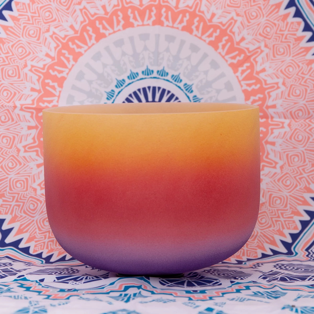 8 inch Frosted Crystal Singing Bowl P471