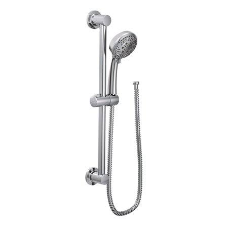 Chrome Handheld Showerhead with 69-Inch Hose and 30-Inch Slide Bar R5989