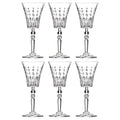 Wine Glass Water Glasses Set of 6 Goblet 10 oz Z20272