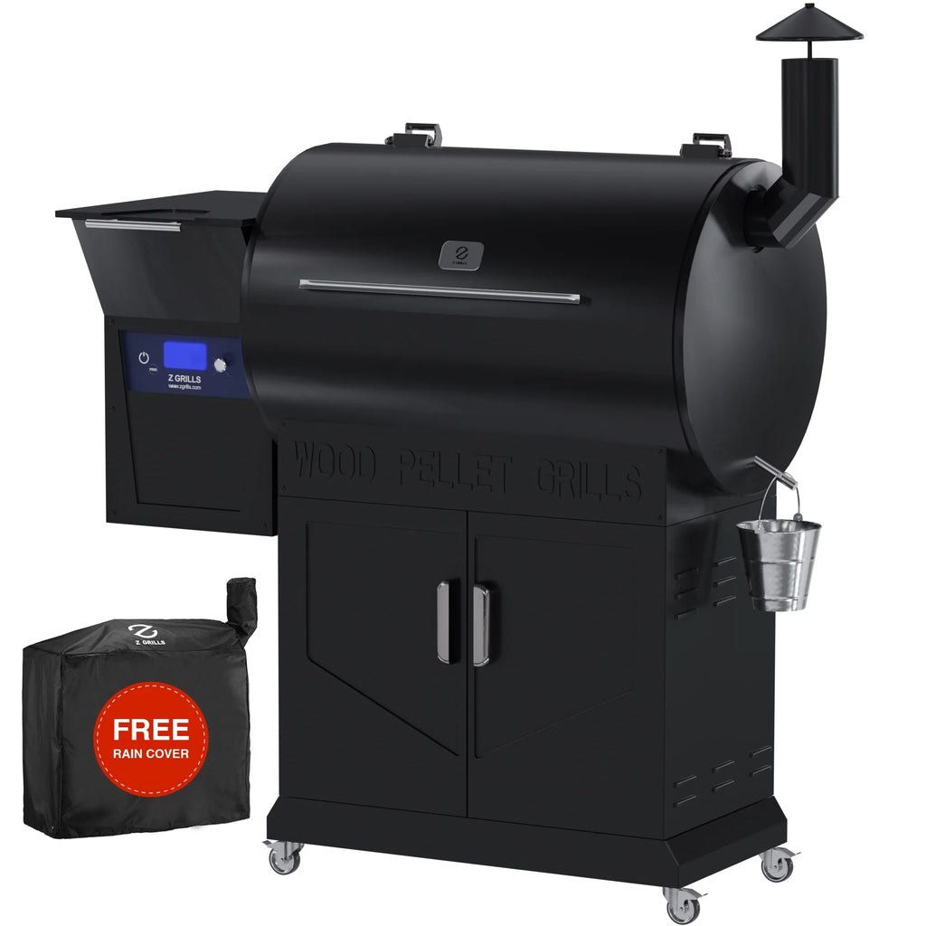 Black Pellet Grill & Smoker T504
