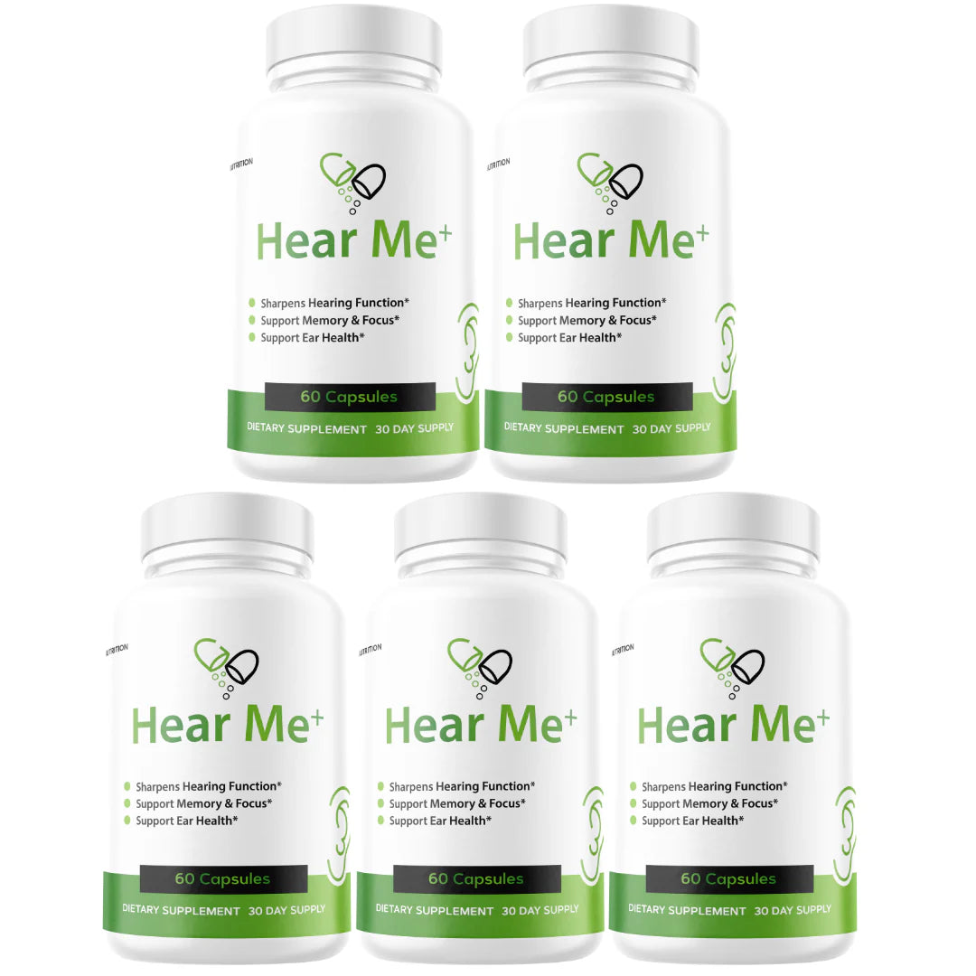Hearing Relief Tinnitus Support Ear Health 5 Bottles L849