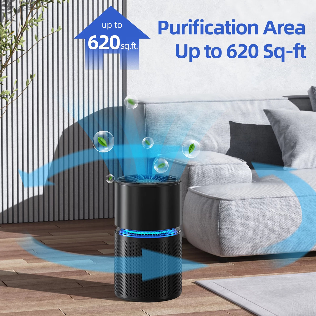 White H13 True HEPA Air Purifier G69579