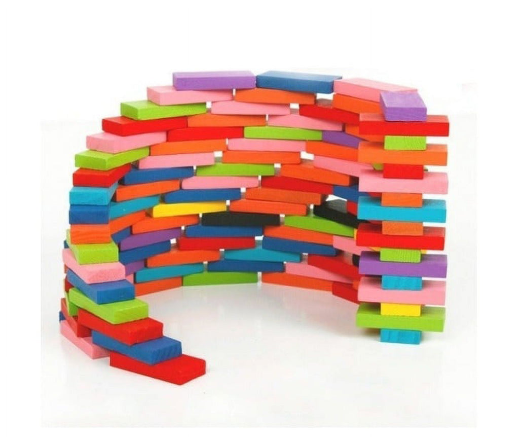 Wood Dominoes Tiles Building Blocks Y523509