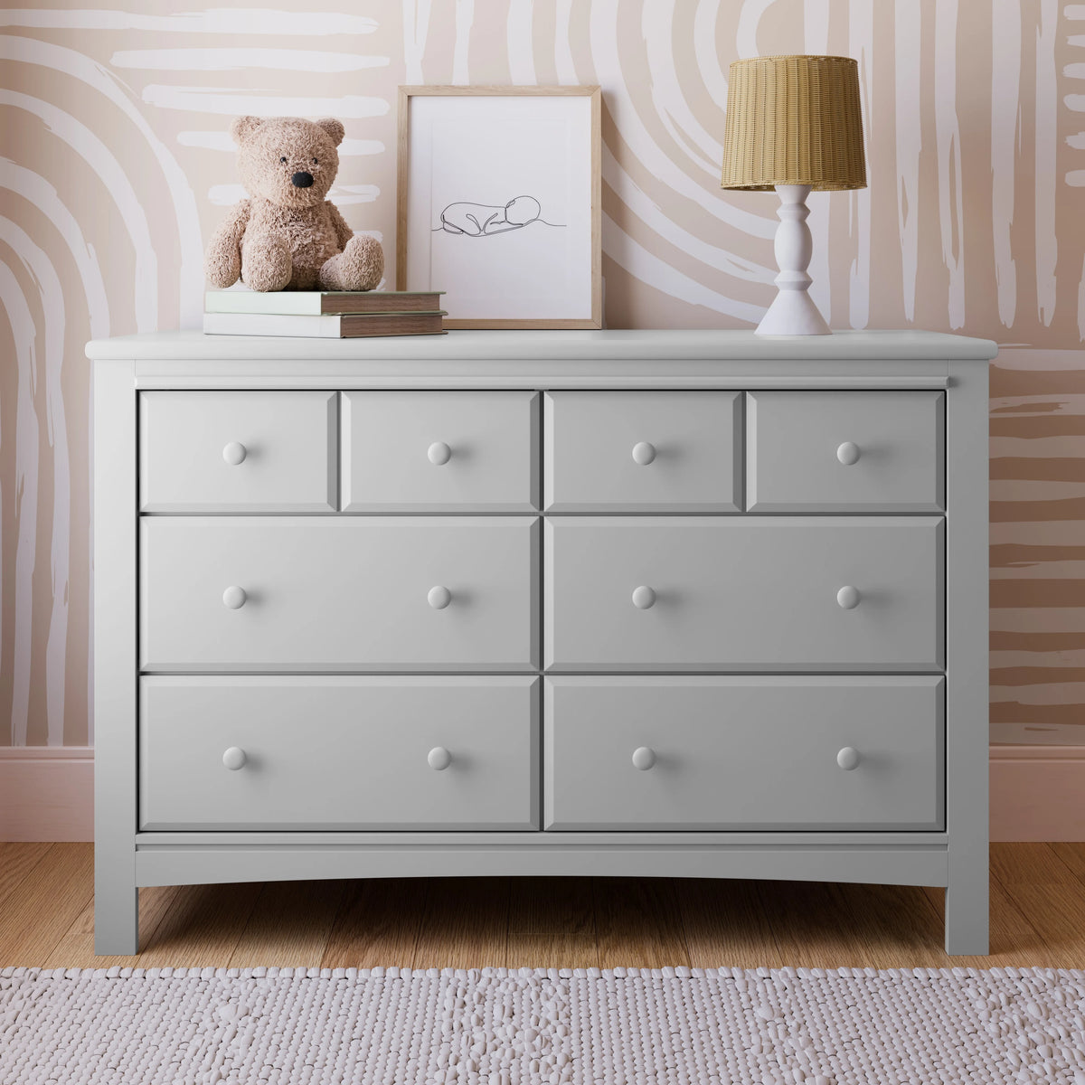 6 Drawer Double Dresser U397