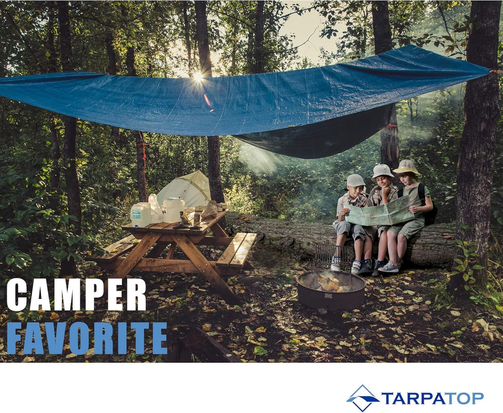 Blue Waterproof Poly Tarp M121372