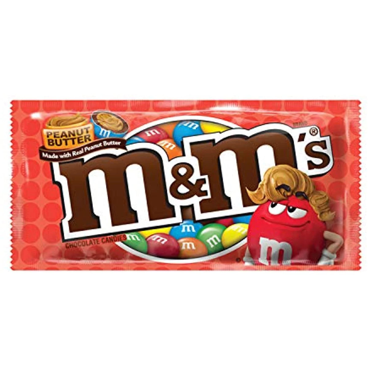 Peanut Butter Chocolate Candy 1.63-Ounce 24-Count Box L24078