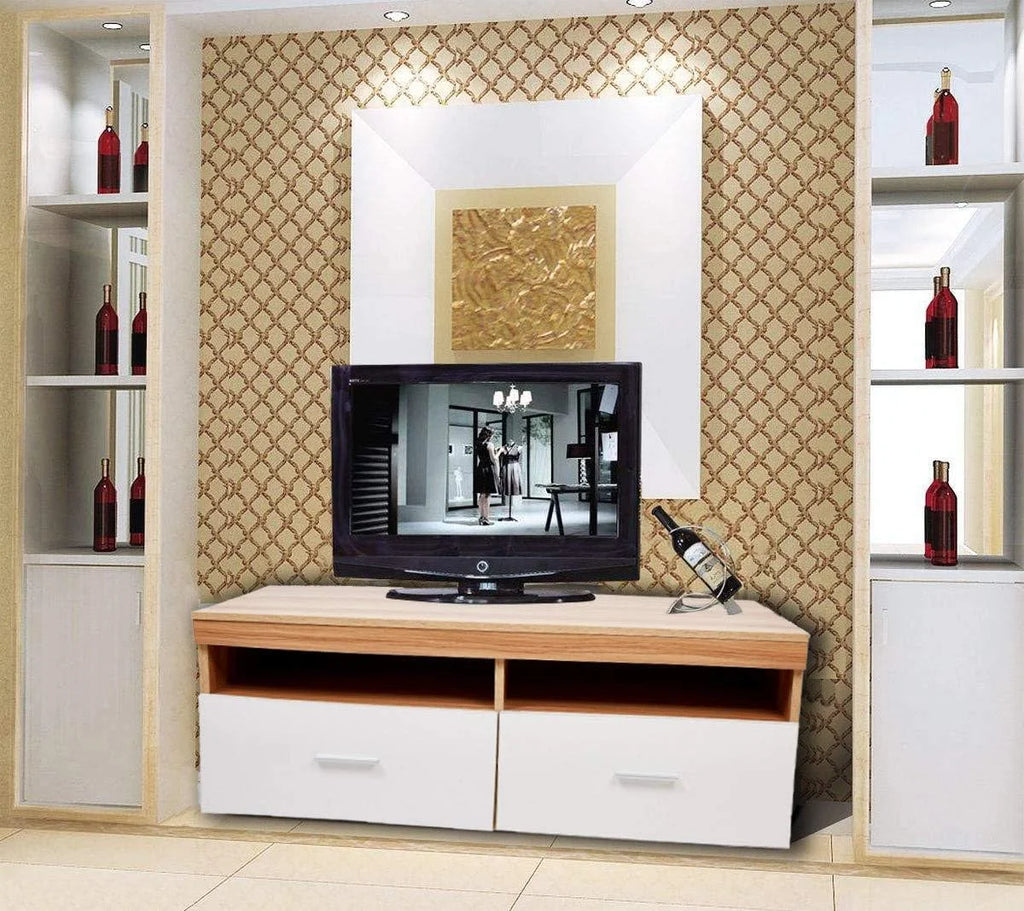 Wood Coffee Table with 2 Bin Drawers and Compartments A807256