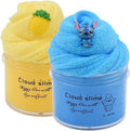 2 Pack Cloud Slime Kit, Non-Sticky Scented DIY Sludge Toy (8oz) W71266