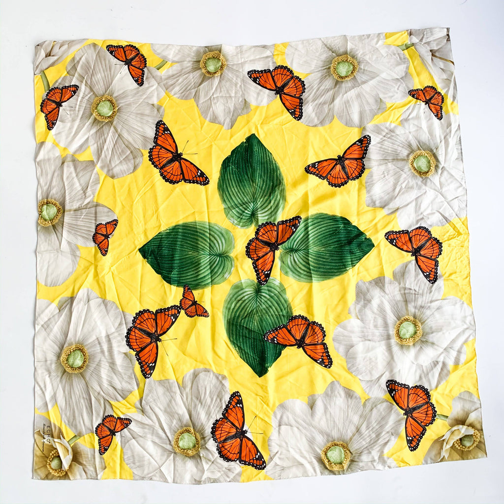 Butterfly and Leaf Scarf G96387