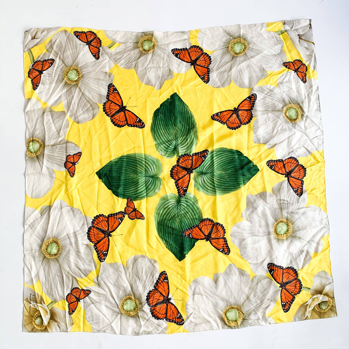 Butterfly and Leaf Scarf G96387
