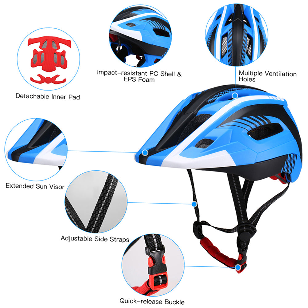Kids Bike Helmet with Zipper P4016