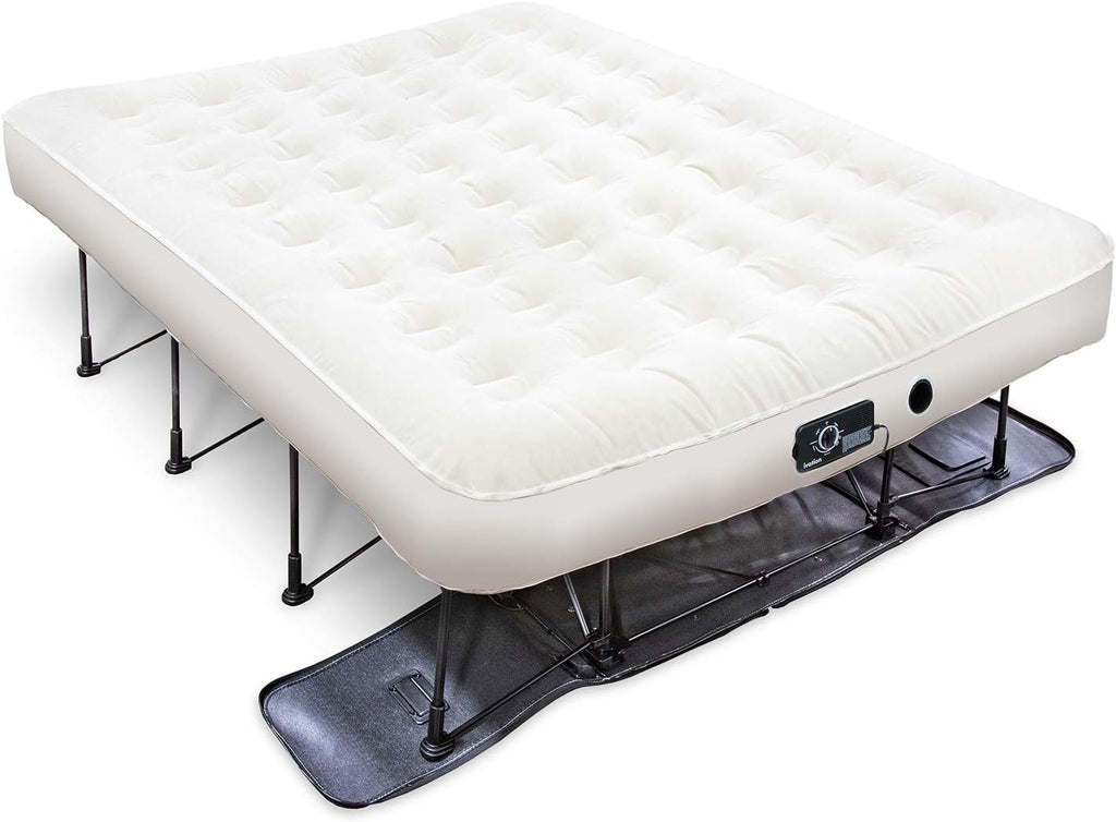 Queen Air Mattress with Frame & Rolling Case P97824
