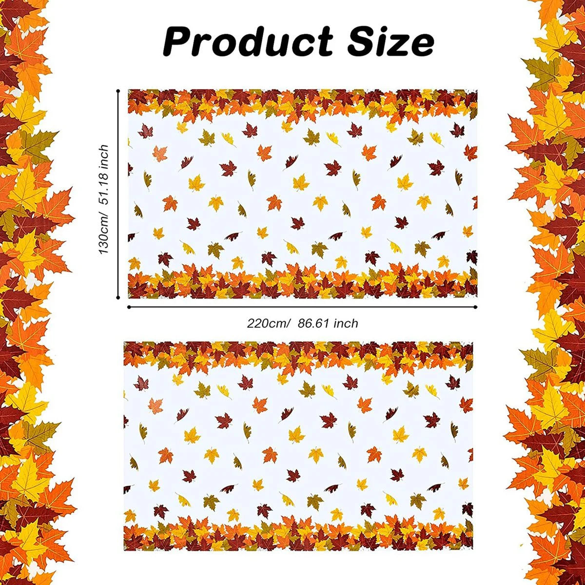 Waterproof Rectangular Plastic Tablecloth S802