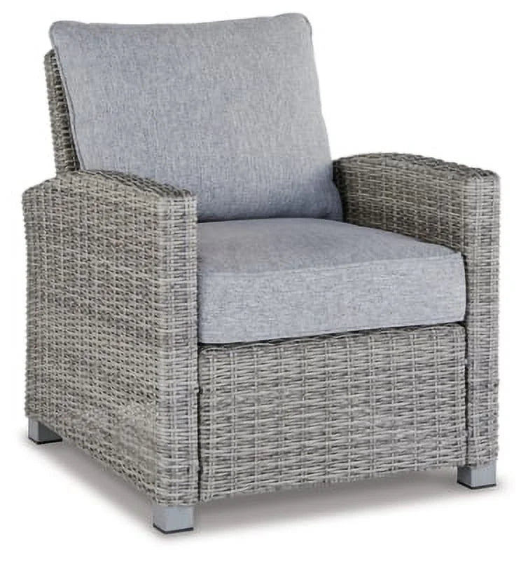 Light Gray Lounge Chair with Cushion L96532