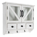 White Wood Wall Cabinet M19806