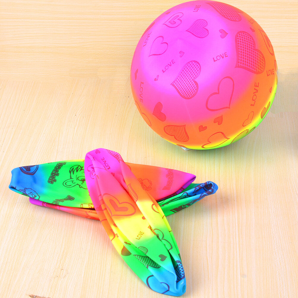 Rainbow Inflatable Beach Volleyball Toys 3pcs S769473