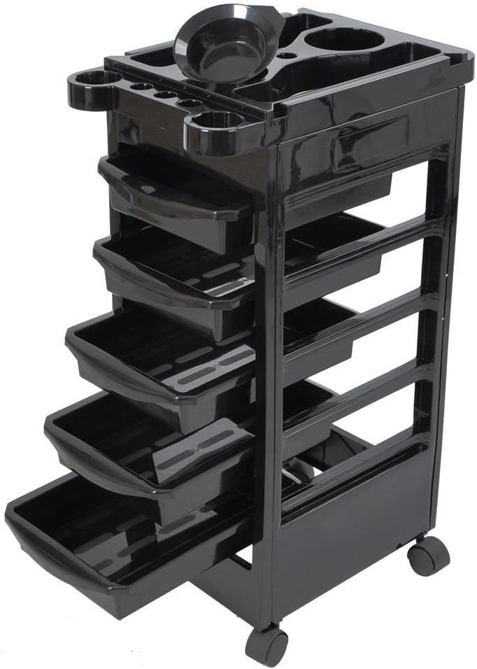 Salon SPA Trolley Storage Cart with 5 Drawers C82076