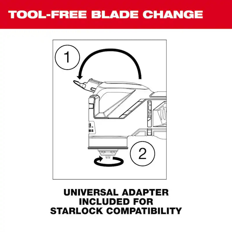 12V Cordless Oscillating Multi-Tool with 2.5 Ah Battery Pack Q3926
