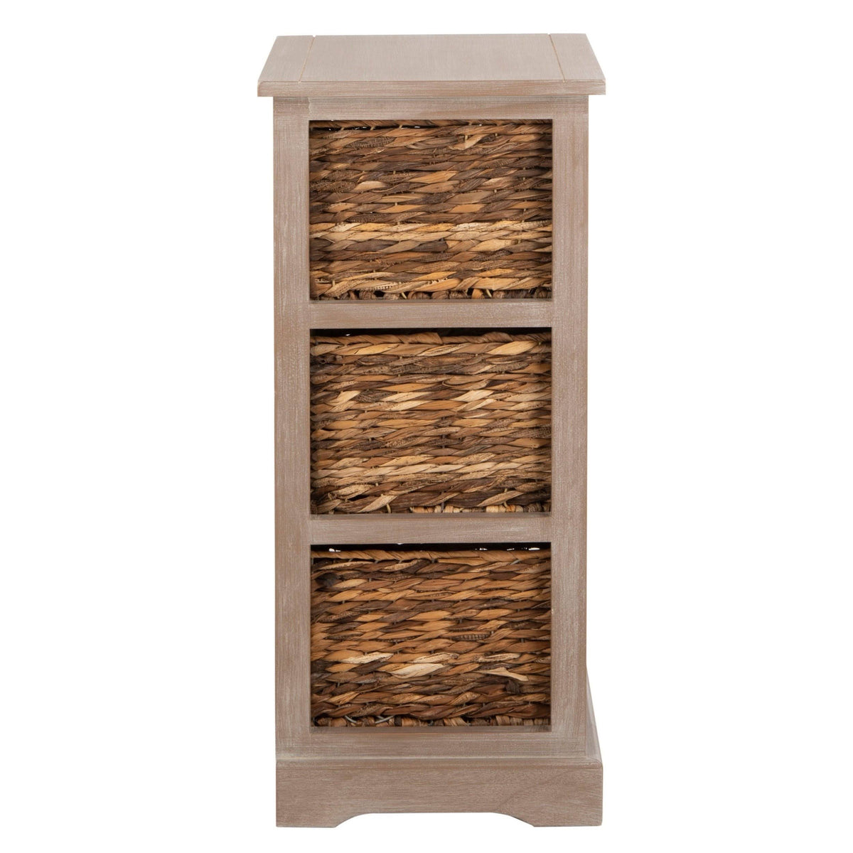 Wicker Basket Storage Side Table A218033