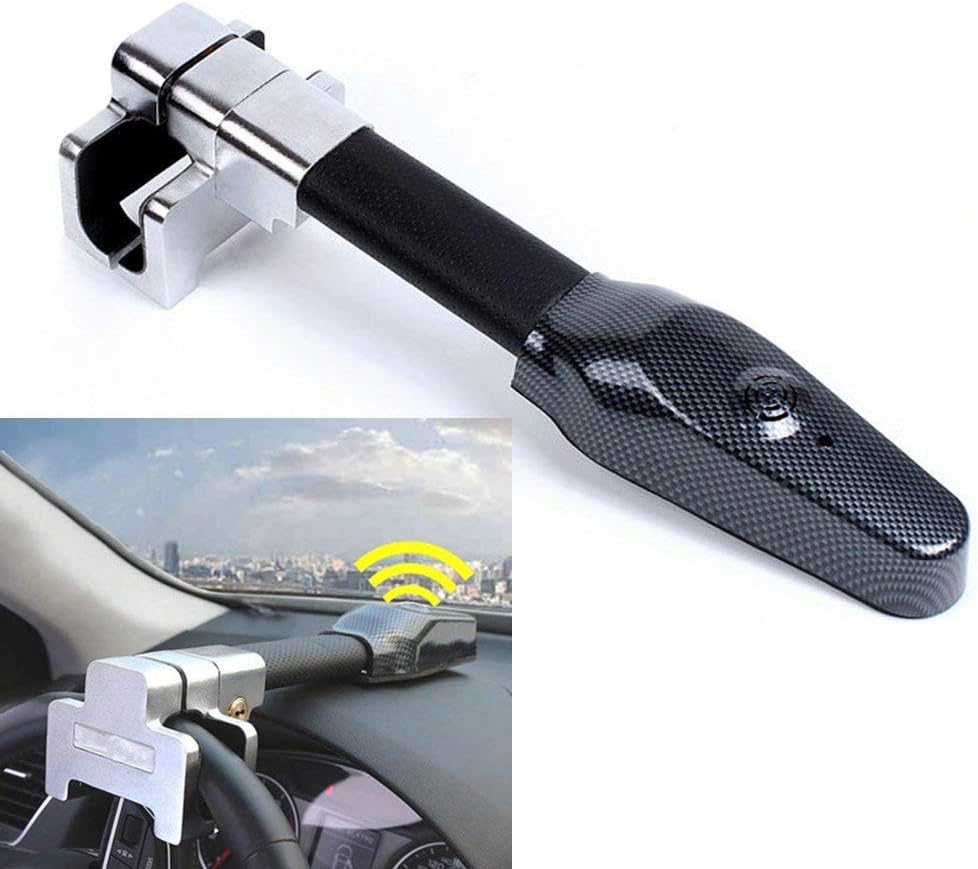 Retractable Steering Wheel Lock with Alarm T7970