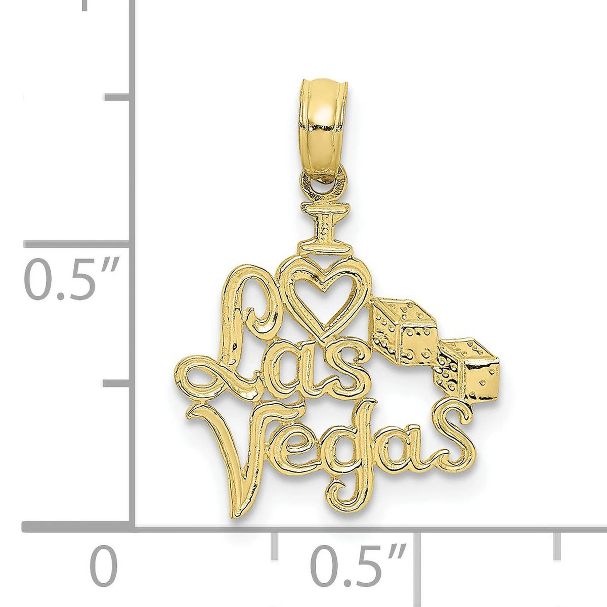 10K Yellow Gold Charm V907164