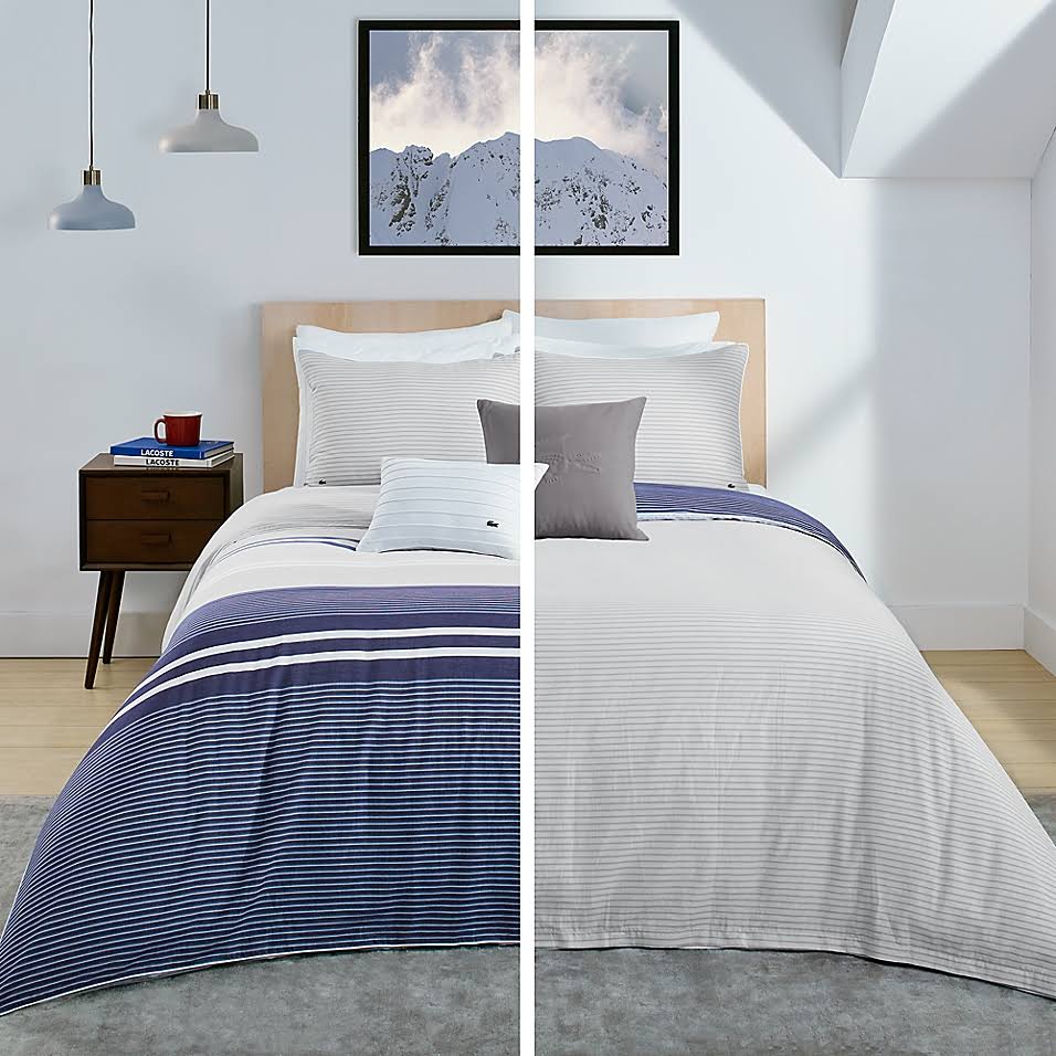 Blue Reversible Duvet Set E877