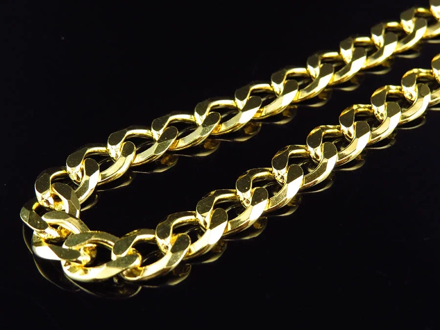18"-28" Sterling Silver Miami Cuban Link Chain Necklace M466863