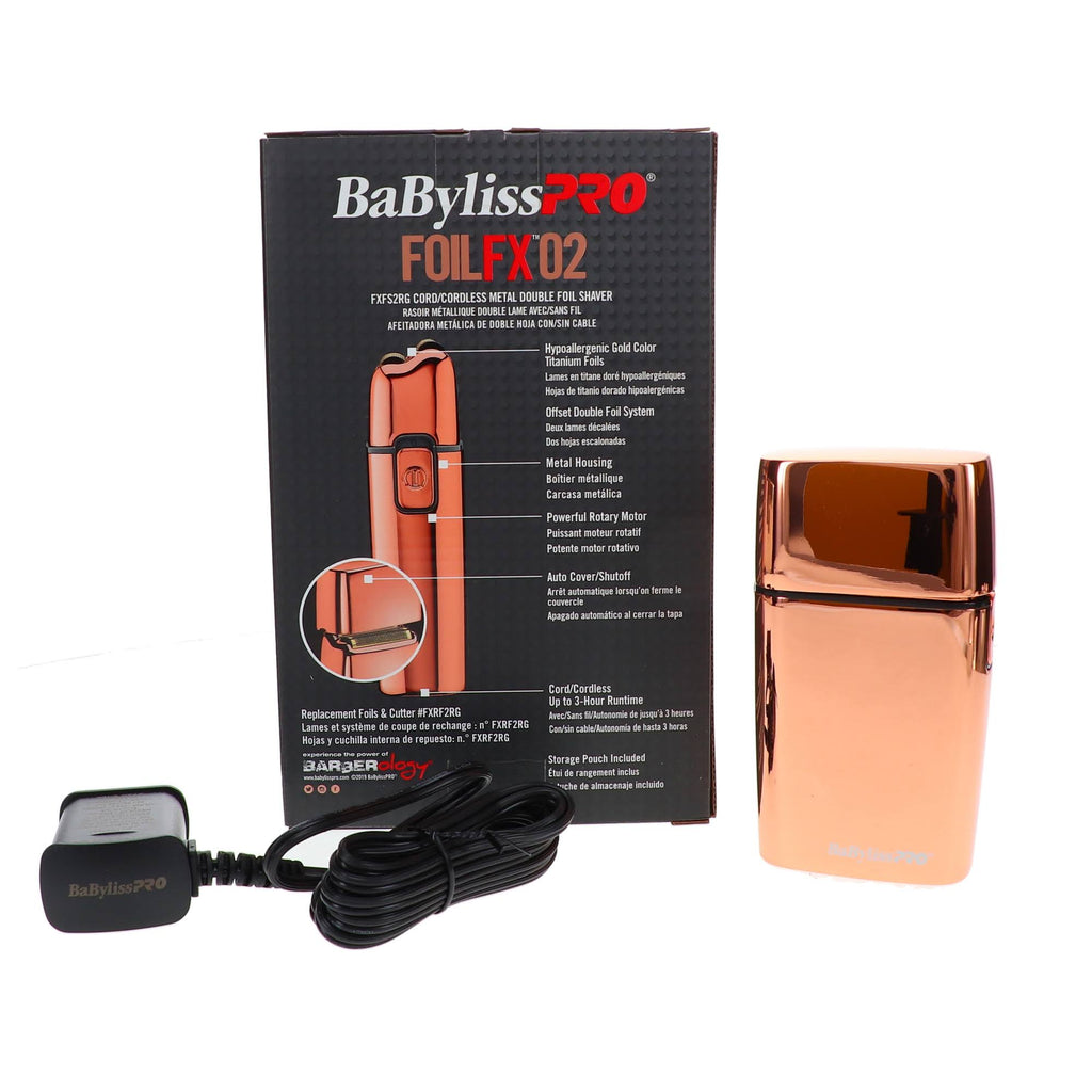 Cordless Metal Double Foil Rose Gold Shaver W282875
