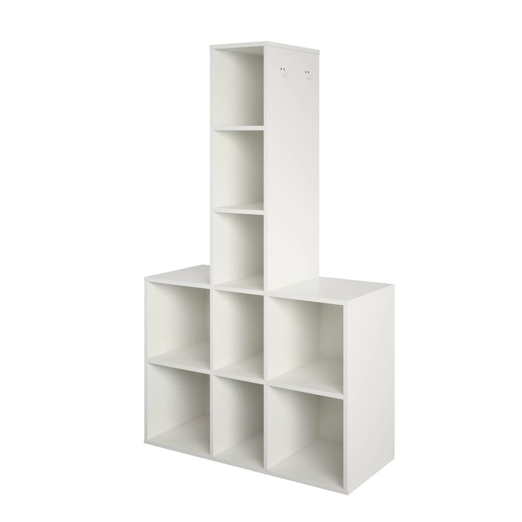 White 9 Cube Storage H21763