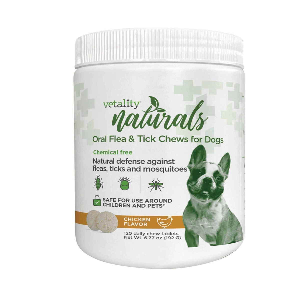 Oral Flea & Tick Chews for Dogs W556