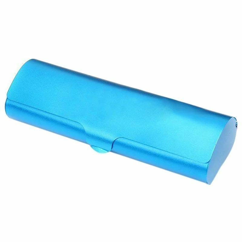 Blue Metal Glasses Case Q741