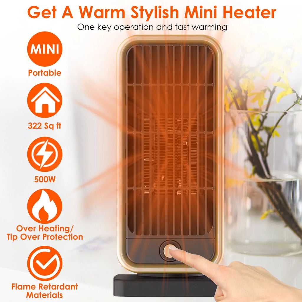500W PTC Ceramic Electric Space Heater H376252