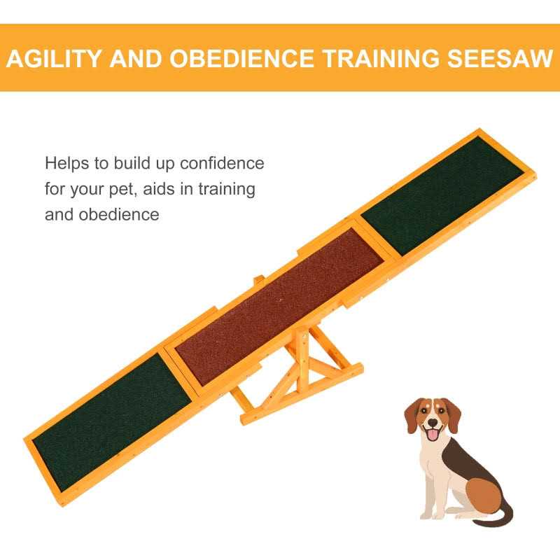 Wooden Dog Agility Seesaw V311236