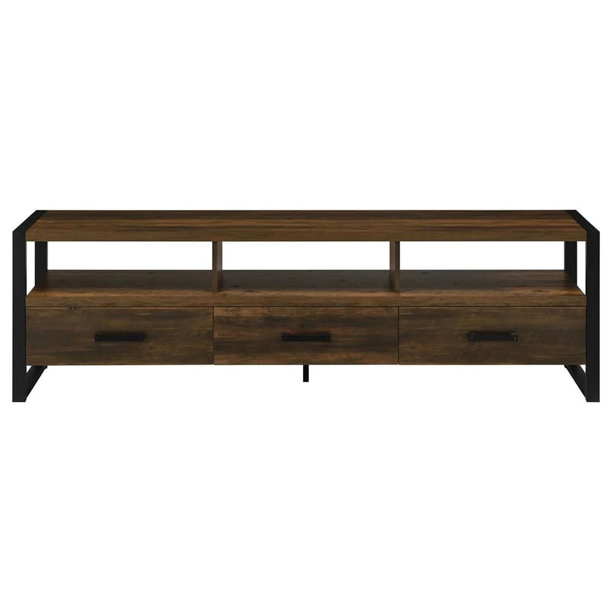 3-Drawer Farmhouse Wood TV Stand W758318