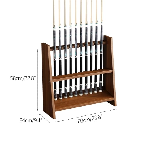 White Portable Pool Cue Rack Stand V57062