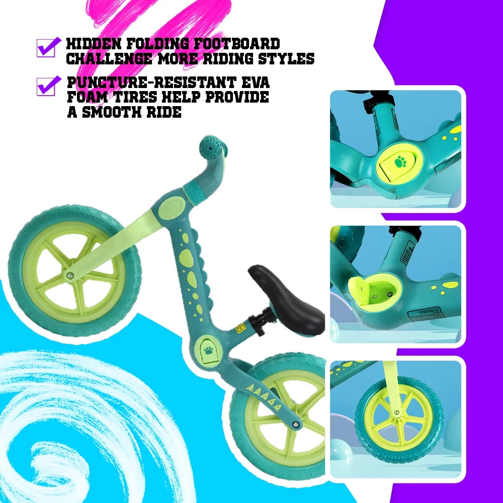 Blue No Pedal Kids Balance Bike X168