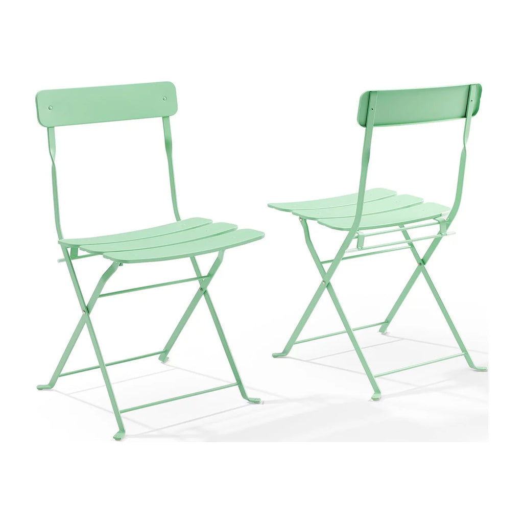 3-piece Mint Green Outdoor Metal Bistro Set N2516