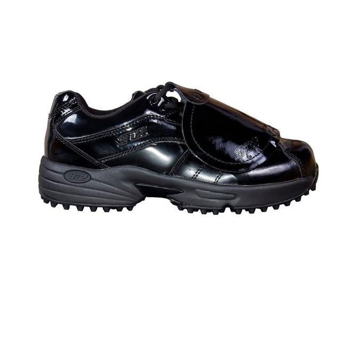 Black Patent Leather Baseball Cleat W245376