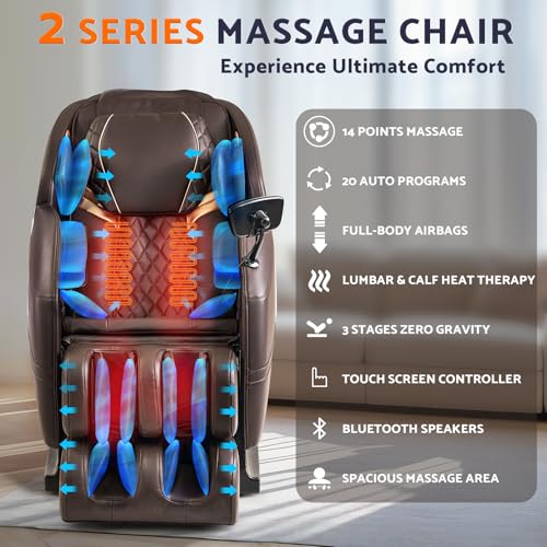 Zero Gravity Full Body Shiatsu Massage Chair B8466