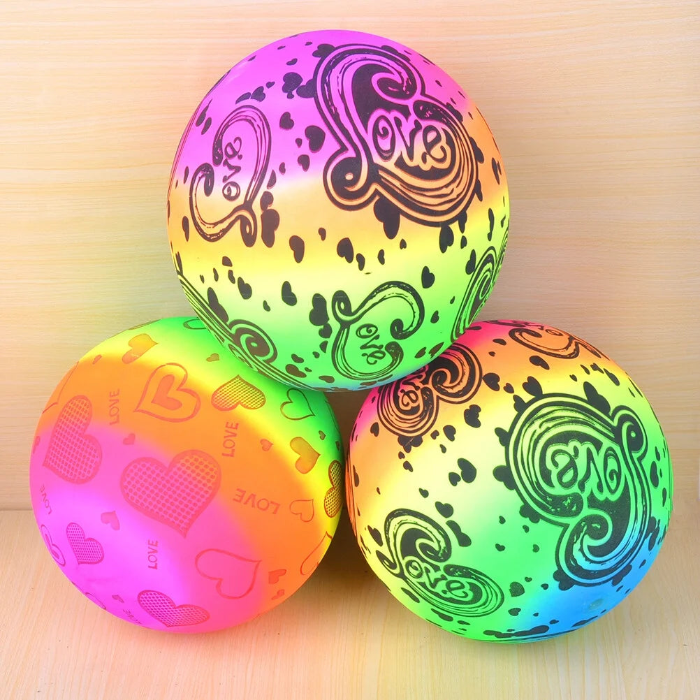 Rainbow Inflatable Beach Volleyball Toys 3pcs S769473