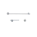 Chrome 3-Piece Bath Hardware Set B10052
