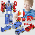 5-in-1 Construction Vehicles Transform Robot Kids Toys E707555