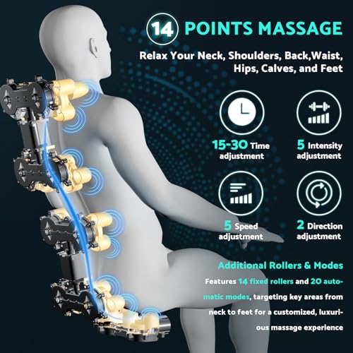 Zero Gravity Full Body Shiatsu Massage Chair B8466