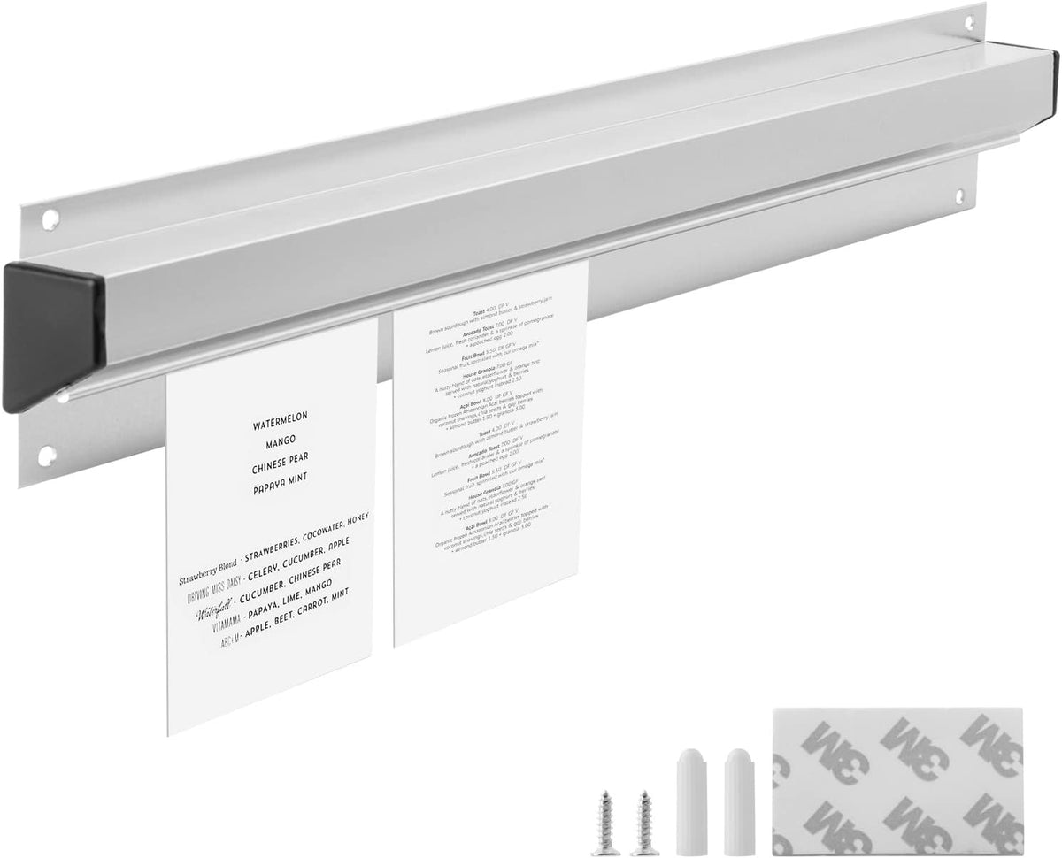 Silver 16 Inch Aluminium Receipt Holder, Pack of 2 P87008