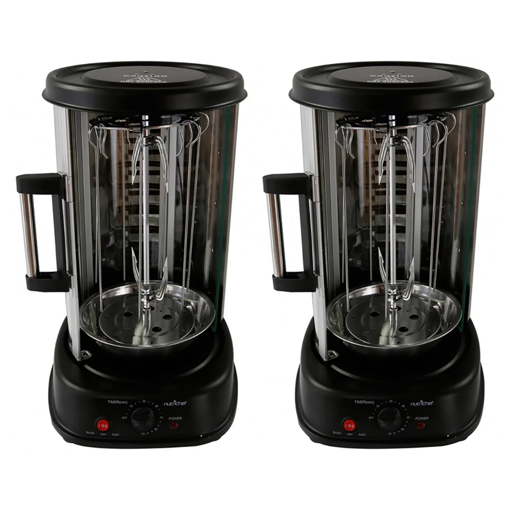 Countertop Rotisserie Toaster Oven Cooker (2 Pack) O9705