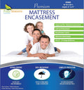 Pack of 2 Waterproof Zippered Mattress Protector Bed Cover R60766