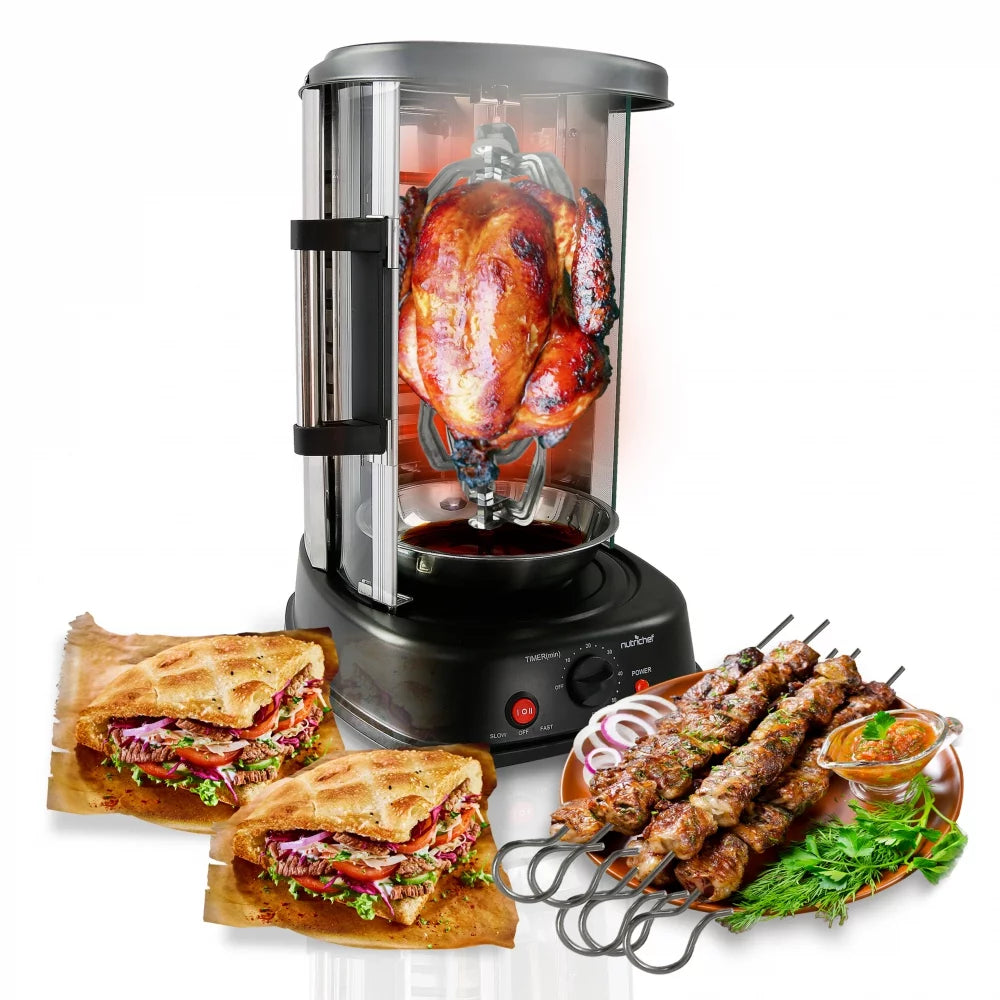 Countertop Rotisserie Toaster Oven Cooker (2 Pack) O9705