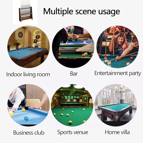 White Portable Pool Cue Rack Stand V57062